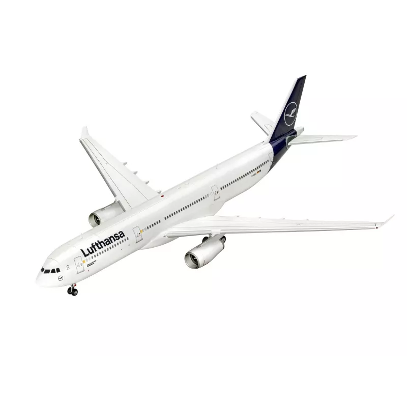 Muovimalli lentokone REVELL Airbus A330-300 Lufthansa mittakaava 1:144
