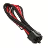 SilverStone PCIe-8-pin-kaapeli PCIe-6+2-pin, 250 mm – musta/punainen