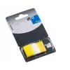 Paperi-indeksi Global Notes, 25x43 mm, keltainen, muovi (1x50) 0718-203