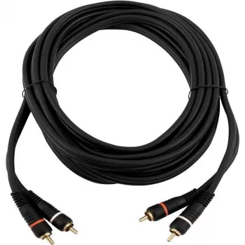 Audio RCA -kaapeli Omnitronic 30209382 2x2, 15 m, RCA plugi plugiin, stereosignaali