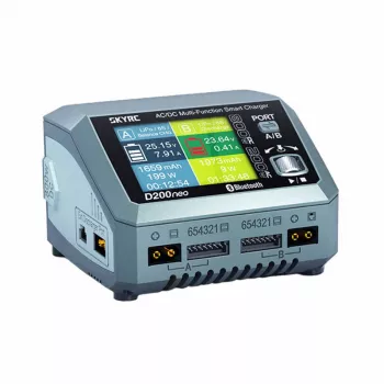 Akkulaturi SkyRC D200 neo AC DC LiPo Li-Ion LiFePO4 35A