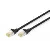 Digitus CAT 6A S/FTP RJ-45 -patchkaapeli 7 m, musta