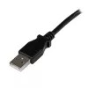 StarTech.com USBAB2MR USB 2.0 A – kulma-B -kaapeli, uros/uros, 2 m, musta