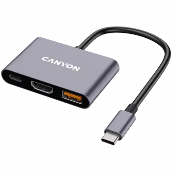 Canyon DS-4 USB Type-C -keskitin 10000 Mbit/s HDMI USB 3.2 Gen 2