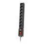 Pistorasia LESTAR LXA 816 G-A K musta 8 AC-pistorasiaa 230 V