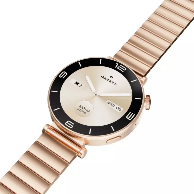 Älykello Garett Rose Pink Gold Steel