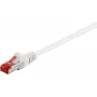 Wentronic Goobay patch-kaapeli RJ45 S/FTP Cat6 1,00 m valkoinen PIMF (80278)