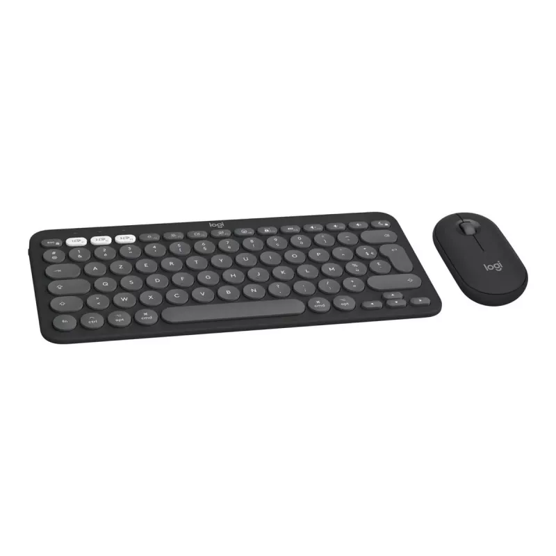 Logitech Pebble 2 Combo for Mac langaton näppäimistö ja hiiri QWERTZ saksa grafiitti