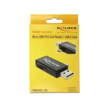Kortinlukija DeLOCK 91731 USB 2.0 musta