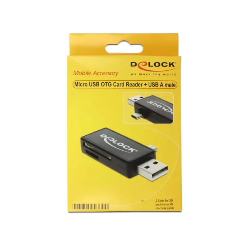 Kortinlukija DeLOCK 91731 USB 2.0 musta