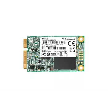 Transcend SSD 256 GB Transcend MSA220S mSATA 3D NAND, SATA3 – SSD-levy – mSATA