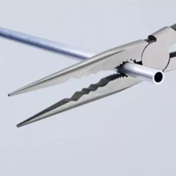 KNIPEX pitkävartiset suorakärkipihdit poikittaisprofiileilla