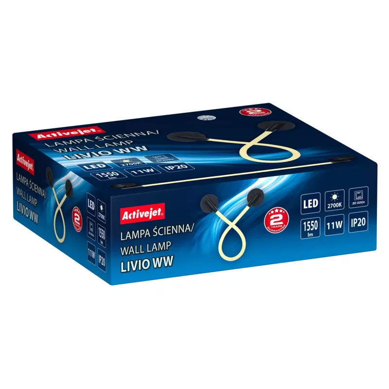 Activejet LED-seinävalaisin AJE-LIVIO WW