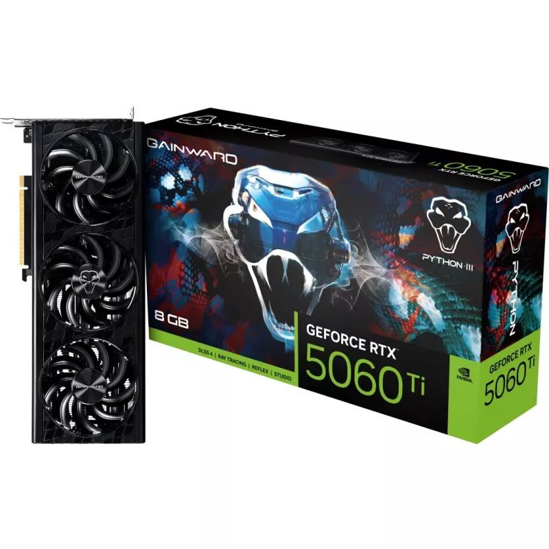 Gainward GeForce RTX 5060 Ti Python III 8GB GDDR7 näytönohjain