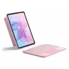 Inateck KB04122 Ace Touch näppäimistökotelo iPad 11 / iPad Air 4/5 -tabletille, QWERTZ, vaaleanpunainen