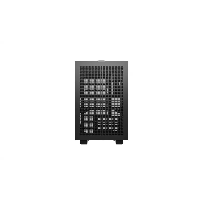 DeepCool CH160 PLUS R-CH160-BKNGM0-G kompakti (SFF) tietokonekotelo, Mini-ITX/Micro-ATX, karkaistu lasi, musta