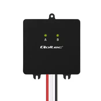 Akun jännitteentasaaja QOLTEC 51097 24V (2×12V) akuille, 5A tasausvirta