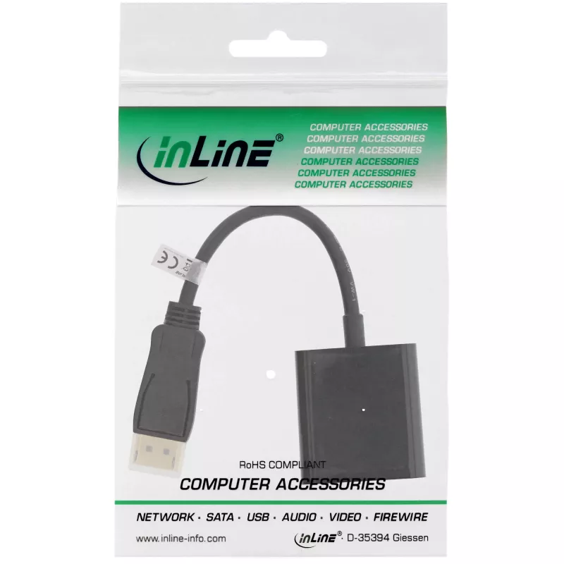 Microconnect DPDVID -videokaapeliadapteri 0,15 m DisplayPort DVI-D musta