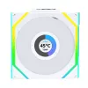 Tuuletin Lian Li UNI FAN SL Wireless LCD 120 12 cm valkoinen 3 kpl