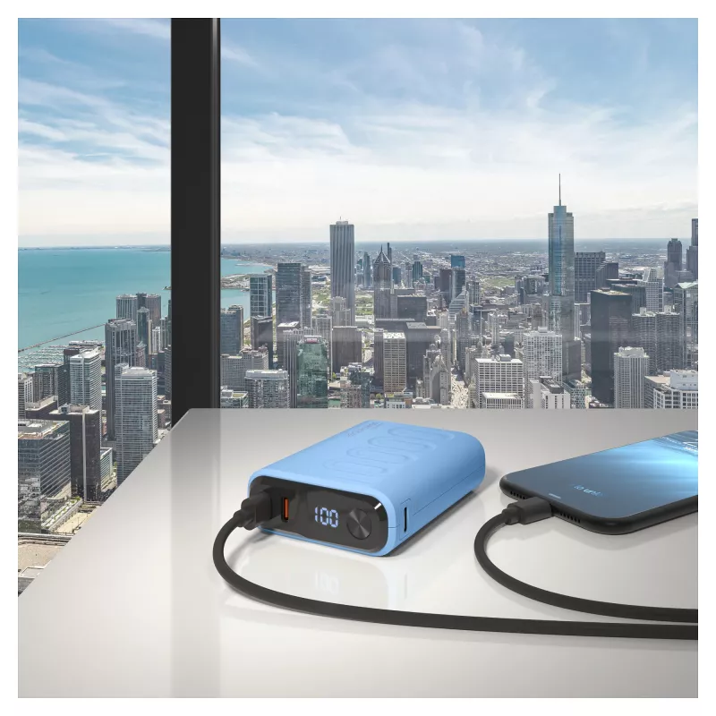 Kannettava varavirtalähde RealPower PB-10000C PD+ 10000 mAh