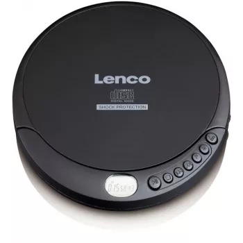 LENCO CD-200 kannettava CD-soitin/Discman, musta