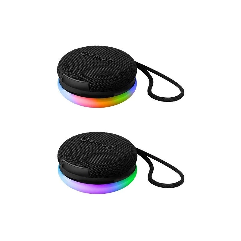 Kannettava Bluetooth-kaiutin DEFENDER ENJOY 40 — 7 W RMS, Bluetooth 5.3, LED-valaistus, LiPo-akku, 9 h, musta