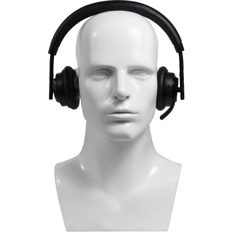 Langaton kuulokemikrofoni Plusonic W320 Dual DECT Stereo — langaton DECT-stereokuulokemikrofoni, kaksoistukiasematuki