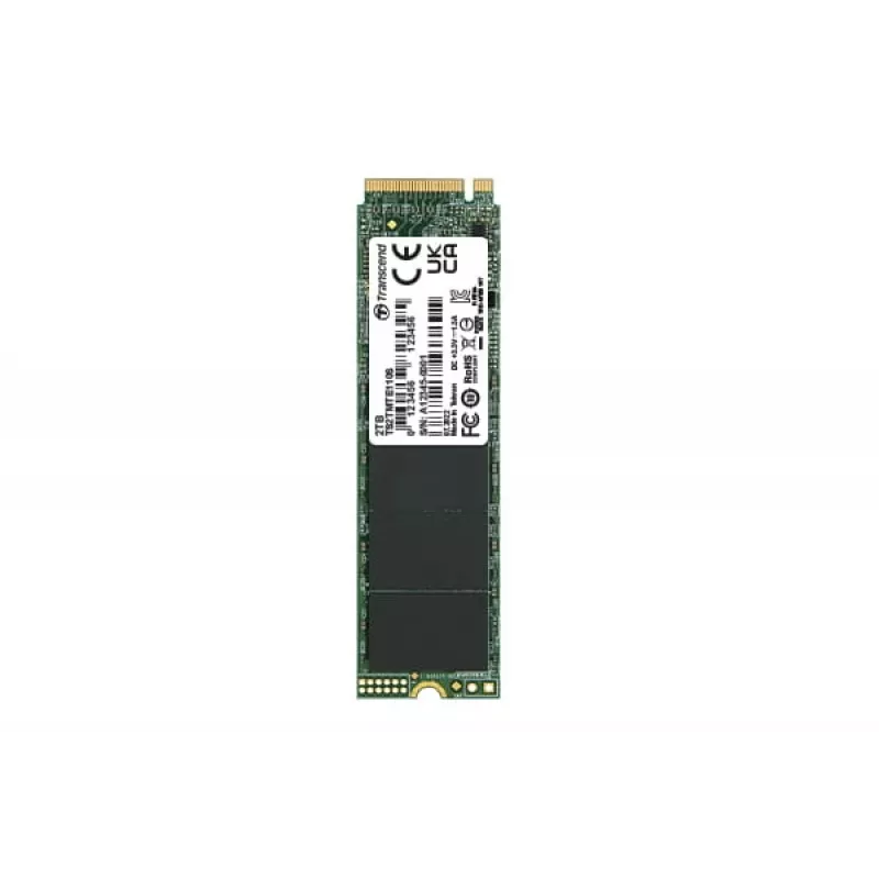 SSD-levy Transcend 2TB M.2 PCIe Gen3 x4 NVMe TS2TMTE110S