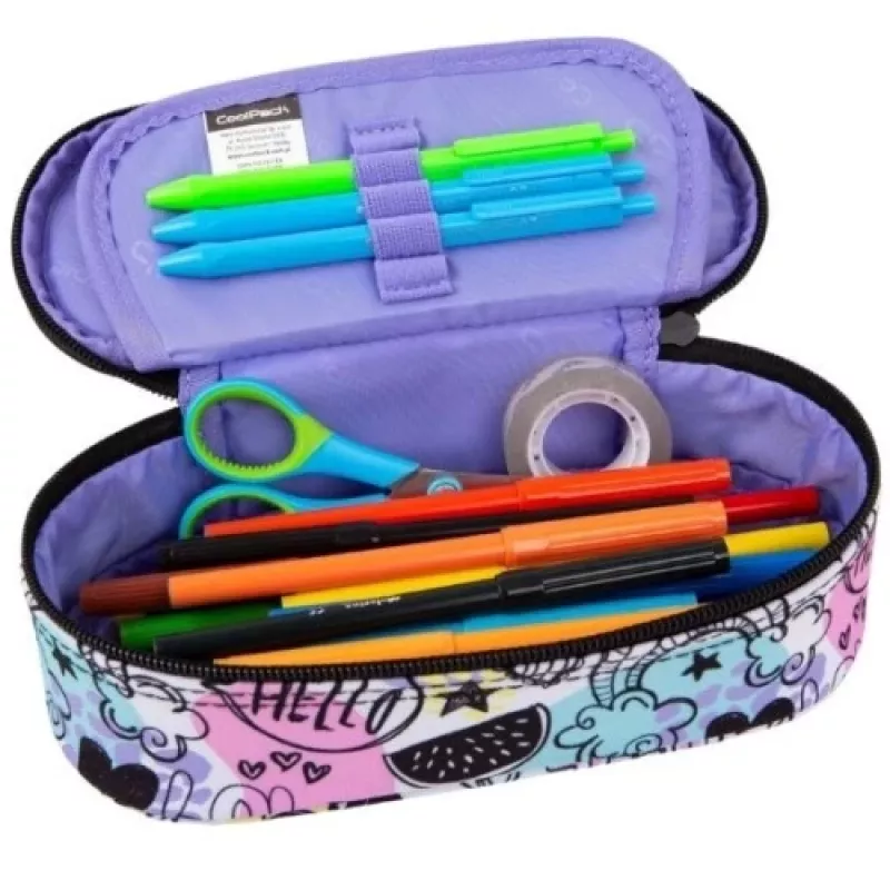 CoolPack Campus MOOD F062934 -penaalilaukku — kestävä muotoilu, tilavat lokerot