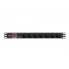 LANBERG PDU RACK VIRRANJAKOTELISTA (1U,16A,7X 230V,2M)