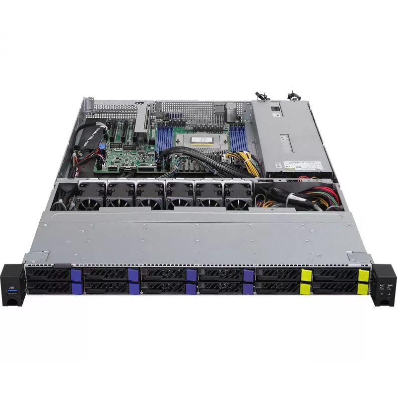 ASRock 1U8S4E-GENOA/2T palvelinrunko SoC-kanta SP5 (LGA 6096) rack (1U)