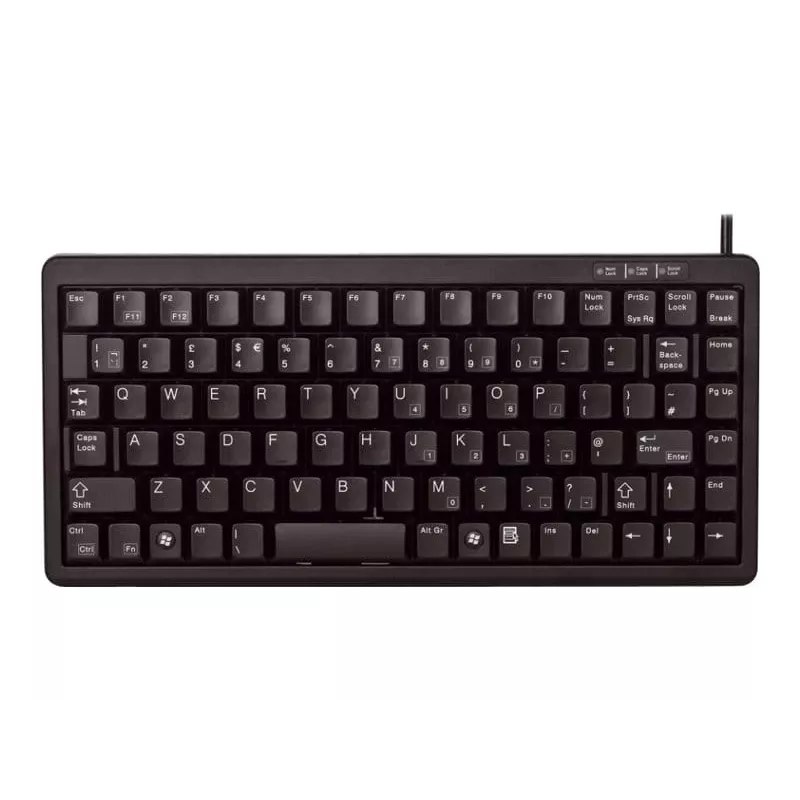 CHERRY G84-4100 näppäimistö yleis USB AZERTY ranska musta