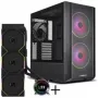 Lian Li LANCOOL 216 PC-kotelopaketti + HYDROSHIFT II LCD-C 360TL AiO - musta