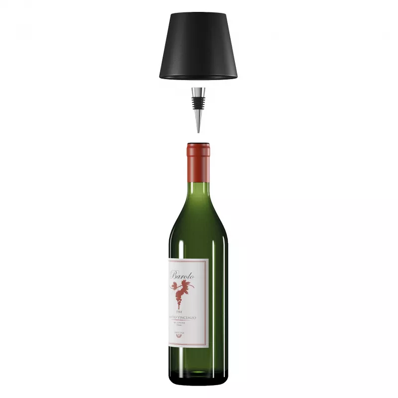 RealPower TableLight 360 3W LED-pöytävalaisin musta IP44