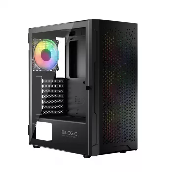 Logic ARAMIS ARGB MINIDI USB 3.0 kotelo musta