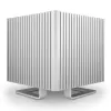 Streacom DB4 tuulettimeton kuutiokotelo + Nano 120 W virtalähde - hopea