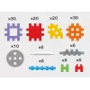 Mini vohvelipalikat 140 kpl rakennussarjassa MARIOINEX 902363