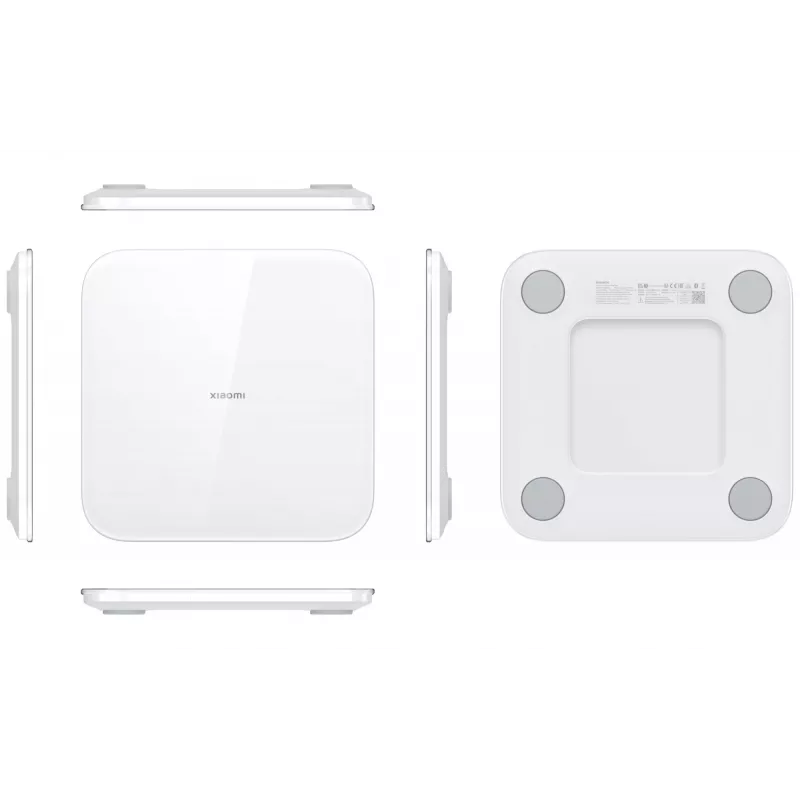 Elektroninen kehonvaaka Xiaomi Smart Scale S200 – max. 150 kg, tarkkuus 50 g, 280×280×24,5 mm, valkoinen