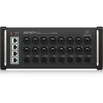 Stagebox Behringer SD16 musta metalli