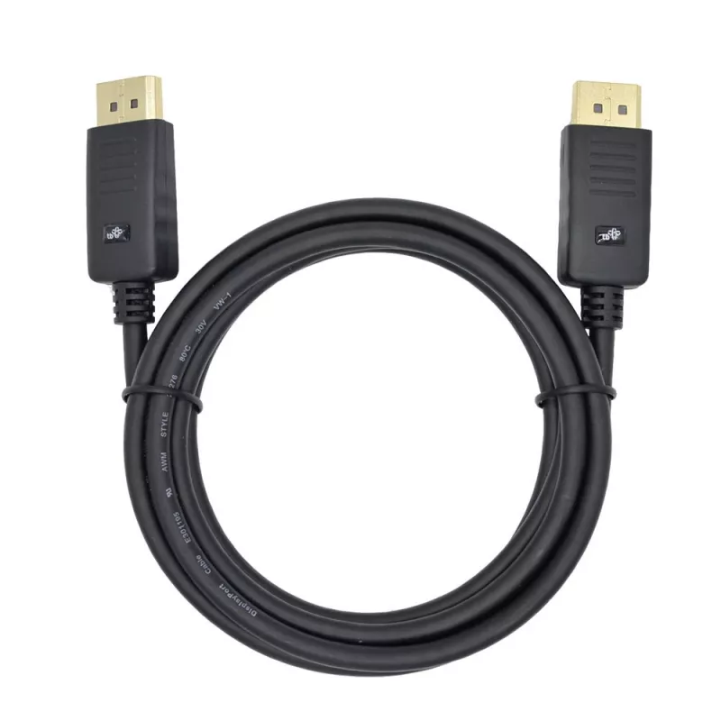TB DisplayPort-kaapeli M/M 1,8 m, musta (AKTBXVDMDPPG18B)