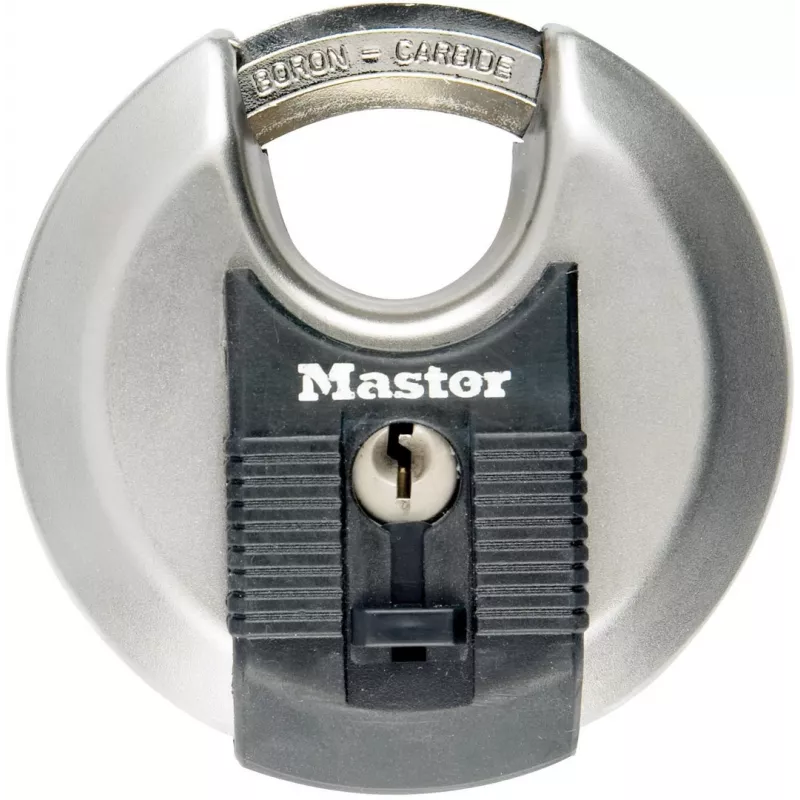 Discus-riippulukko MASTER LOCK 70 mm Excell ruostumaton teräs, suojattu sanka, eri avaimilla