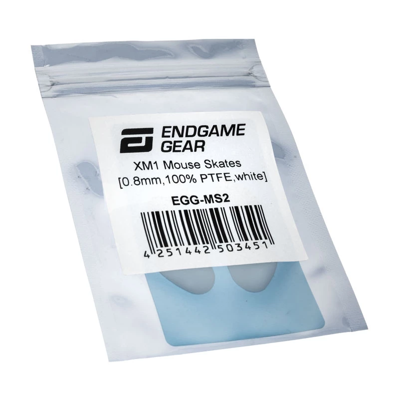 Endgame Gear XM1 hiiren liukupadit, 100 % PTFE, maitovalkoinen