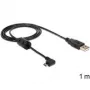 USB-kaapeli DeLOCK 83250 USB 2.0 1 m USB A Micro-USB B musta