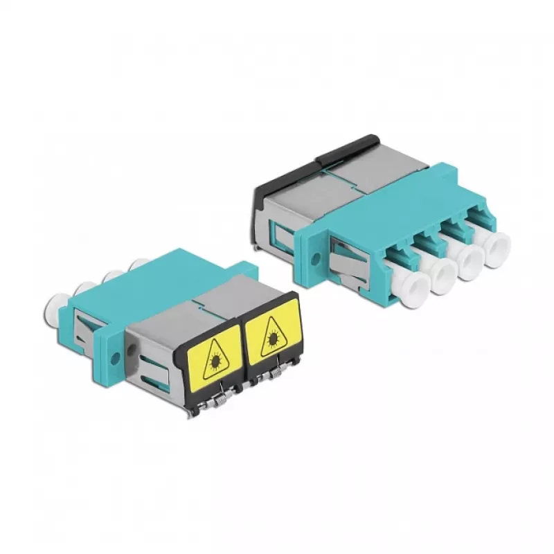 Kuitukytkin DeLOCK 86905 LC Quad naaras LC Quad naaras Multimode aqua