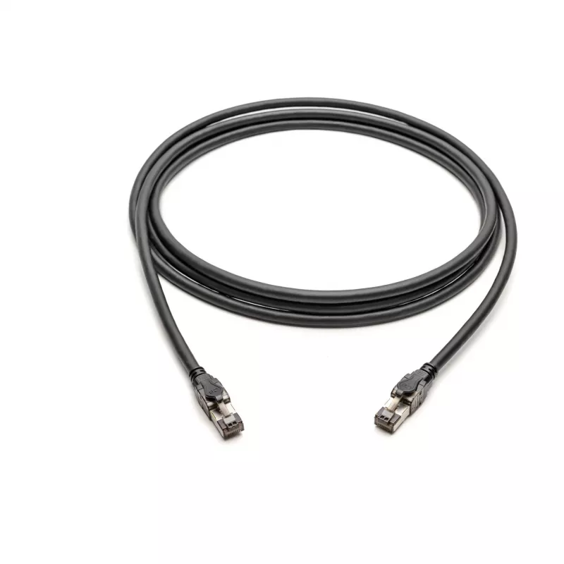 Digitus DK-1843-005 CAT 8.1 S/FTP -kytkentäkaapeli 0,5 m, musta