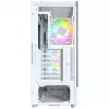 PC-kotelo Montech X5 Midi Tower valkoinen ATX 3x 140 mm tuuletin