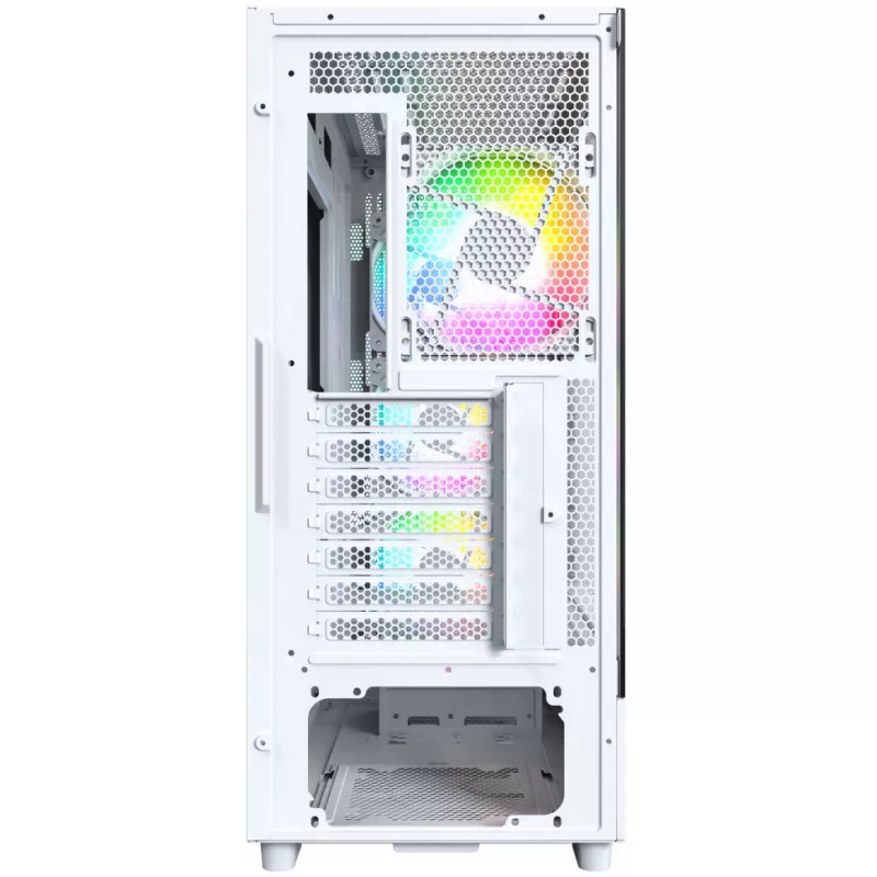PC-kotelo Montech X5 Midi Tower valkoinen ATX 3x 140 mm tuuletin