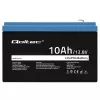 Akkupaketti LiFePO4 QOLTEC 10Ah 12,8V 128Wh integroidulla BMS:llä