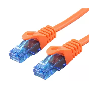 Verkkokaapeli LOGON UTP Cat.5e oranssi 1,5 m — RJ-45–RJ-45