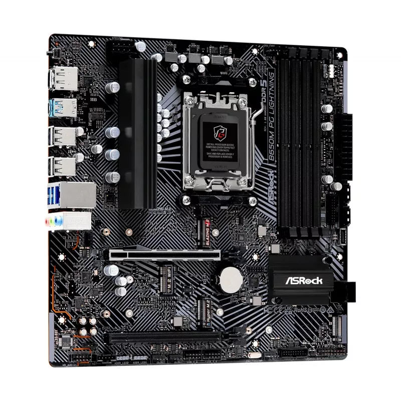 ASRock B650M PG Lightning AM5 Micro-ATX emolevy
